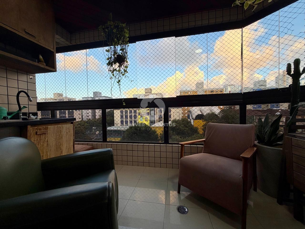 Apartamento 135 m², 3 Dormitórios, Suíte com Closet, Varanda Gourmet e 2 Vagas no Embaré – Santos/SP em Embaré, Santos — foto 9