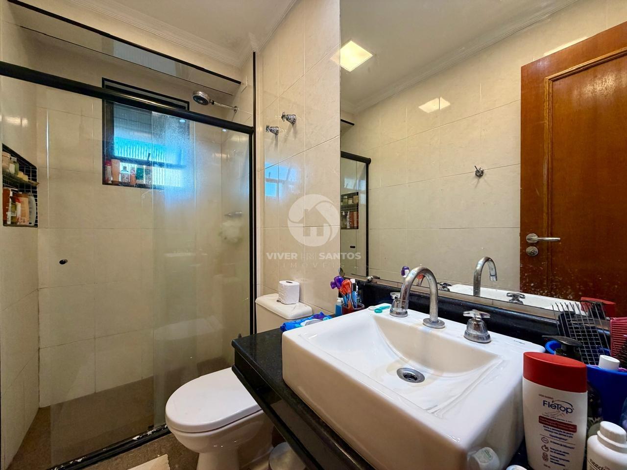 Apartamento 135 m², 3 Dormitórios, Suíte com Closet, Varanda Gourmet e 2 Vagas no Embaré – Santos/SP em Embaré, Santos — foto 19