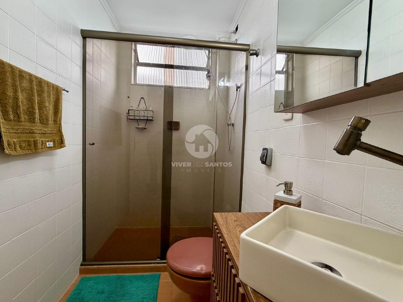 Apartamento com 3 Dormitórios, Suíte, Varanda e Vaga Demarcada na Ponta da Praia – Santos/SP em Ponta da Praia, Santos — foto 6