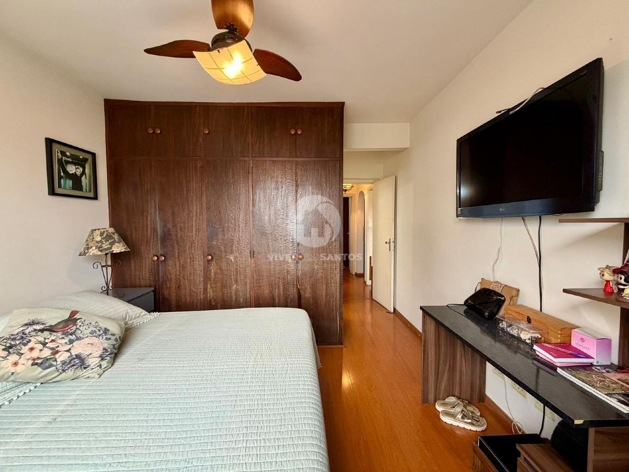Apartamento com 3 Dormitórios, Suíte, Varanda e Vaga Demarcada na Ponta da Praia – Santos/SP em Ponta da Praia, Santos — foto 18