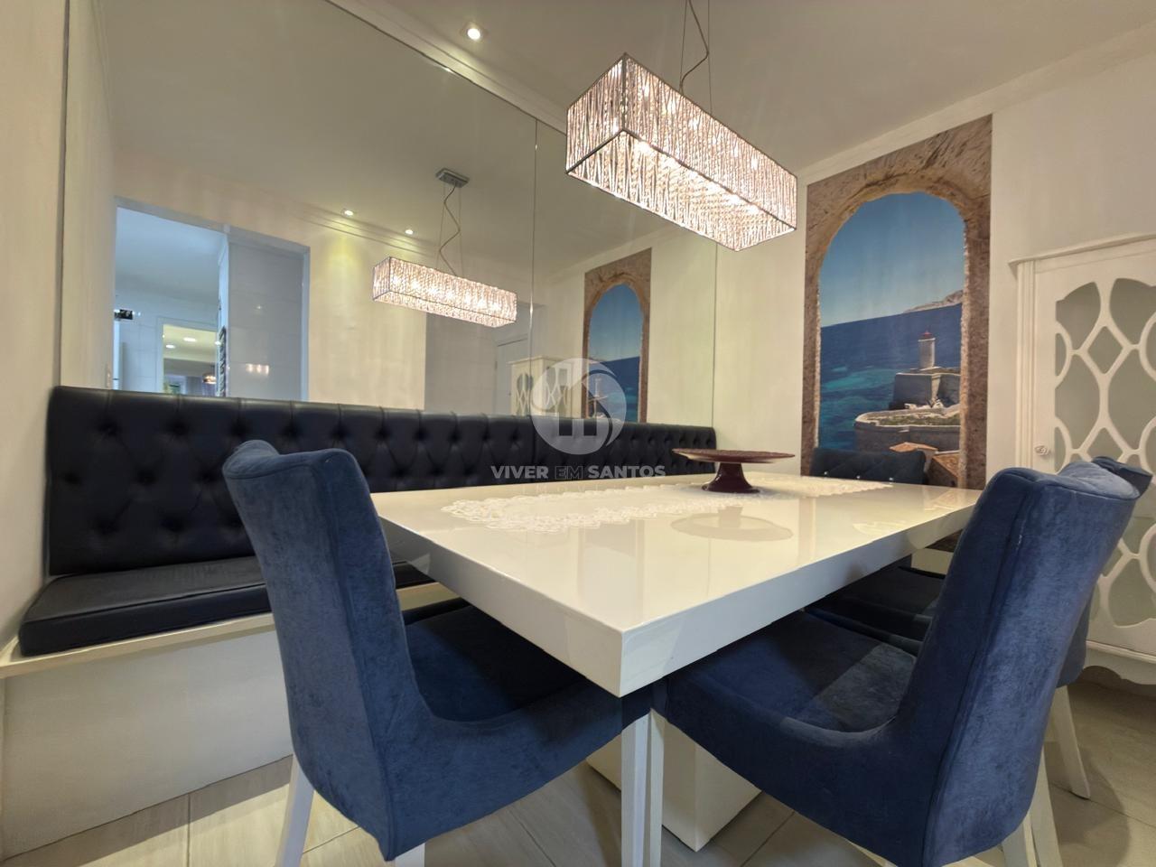 Apartamento 120 m², 3 Dormitórios, Suíte e Vista Definitiva para o Mar no Boqueirão – Santos/SP em Boqueirão, Santos — foto 11