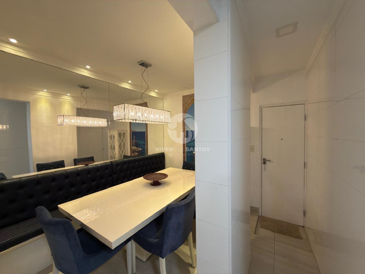 Apartamento 120 m², 3 Dormitórios, Suíte e Vista Definitiva para o Mar no Boqueirão – Santos/SP em Boqueirão, Santos — foto 12