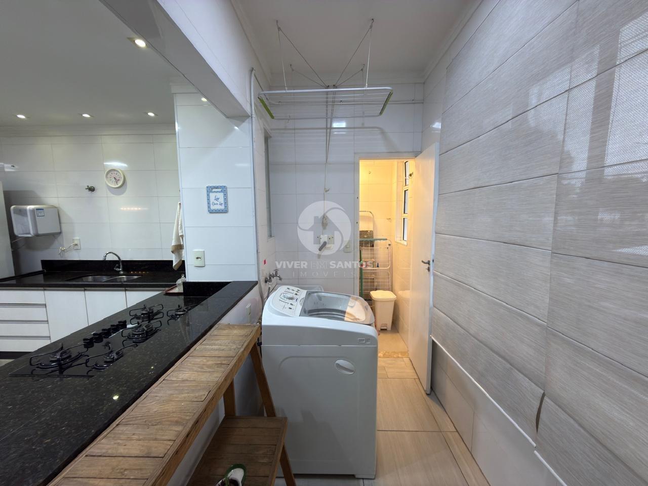 Apartamento 120 m², 3 Dormitórios, Suíte e Vista Definitiva para o Mar no Boqueirão – Santos/SP em Boqueirão, Santos — foto 16