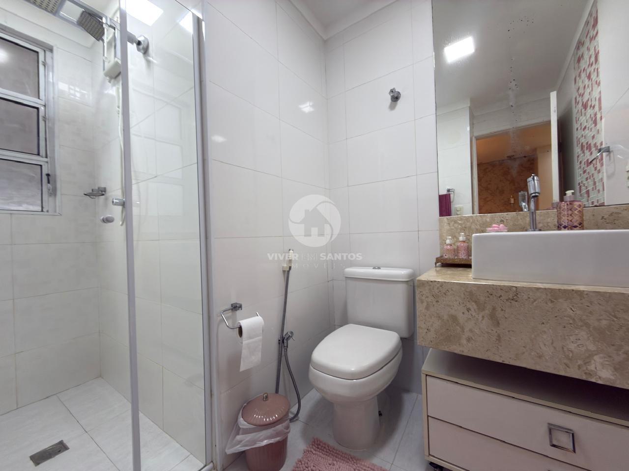 Apartamento 120 m², 3 Dormitórios, Suíte e Vista Definitiva para o Mar no Boqueirão – Santos/SP em Boqueirão, Santos — foto 8