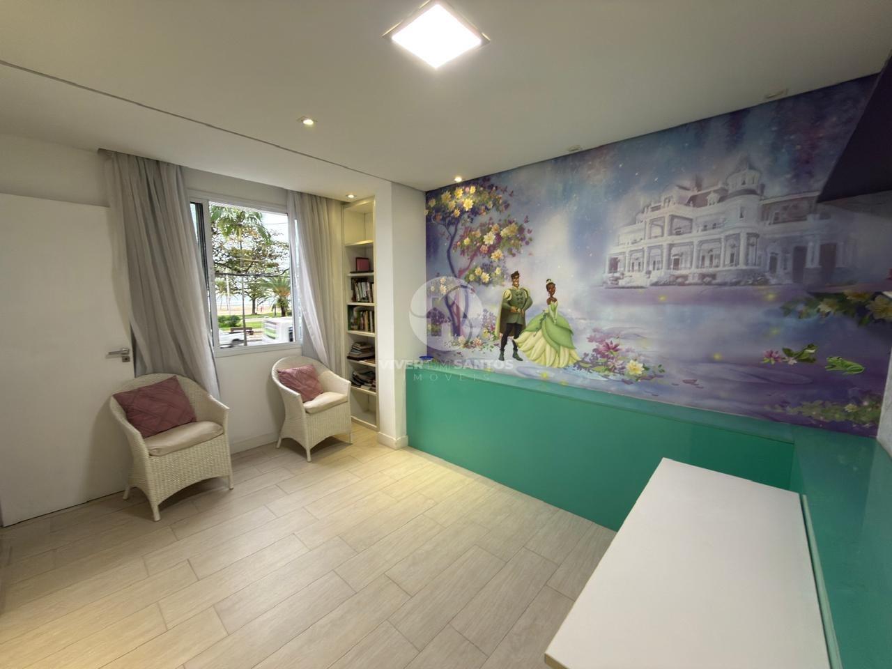 Apartamento 120 m², 3 Dormitórios, Suíte e Vista Definitiva para o Mar no Boqueirão – Santos/SP em Boqueirão, Santos — foto 4
