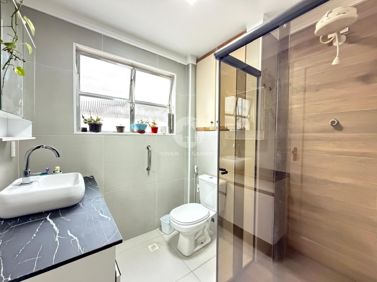Apartamento Mobiliado com 1 Dormitório, Elevador e Portaria 24 Horas na Pompéia – Santos/SP em Pompéia, Santos — foto 7