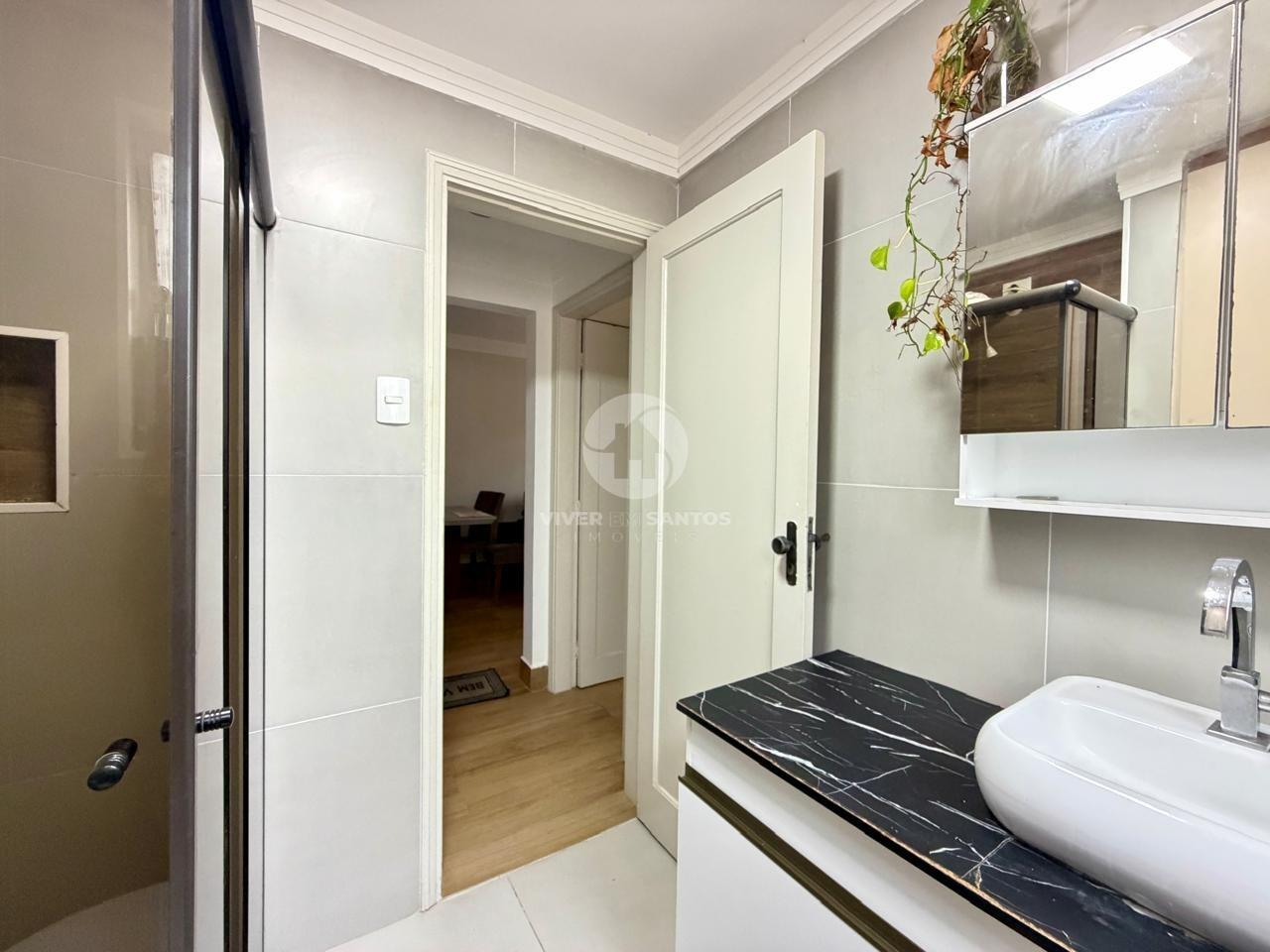 Apartamento Mobiliado com 1 Dormitório, Elevador e Portaria 24 Horas na Pompéia – Santos/SP em Pompéia, Santos — foto 8