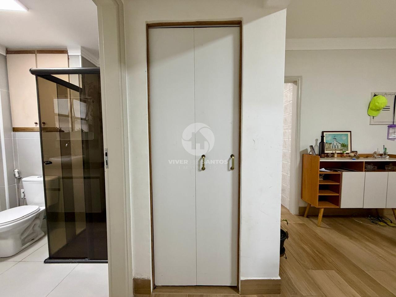 Apartamento Mobiliado com 1 Dormitório, Elevador e Portaria 24 Horas na Pompéia – Santos/SP em Pompéia, Santos — foto 3