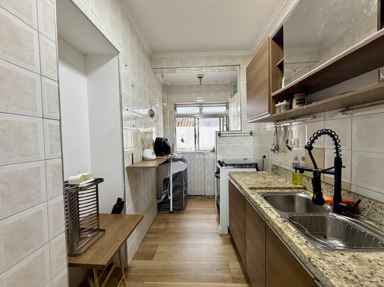 Apartamento Mobiliado com 1 Dormitório, Elevador e Portaria 24 Horas na Pompéia – Santos/SP em Pompéia, Santos — foto 10