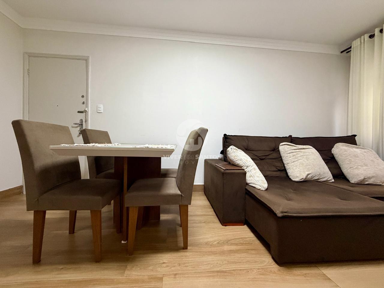Apartamento Mobiliado com 1 Dormitório, Elevador e Portaria 24 Horas na Pompéia – Santos/SP em Pompéia, Santos — foto 2