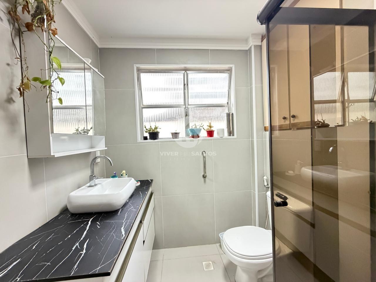 Apartamento Mobiliado com 1 Dormitório, Elevador e Portaria 24 Horas na Pompéia – Santos/SP em Pompéia, Santos — foto 9