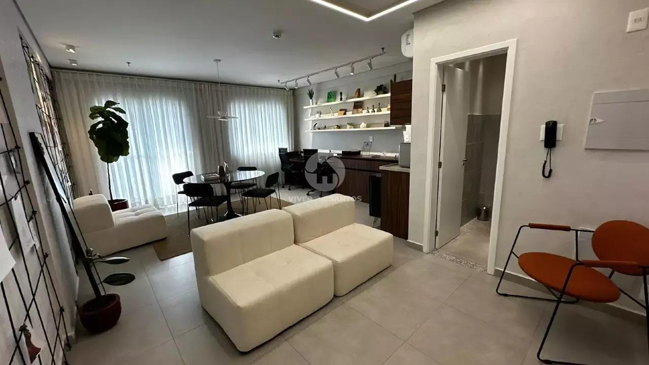 Sala comercial mobiliada com 43 m² e vaga na Vila Mathias – Santos em Macuco, Santos — foto 5