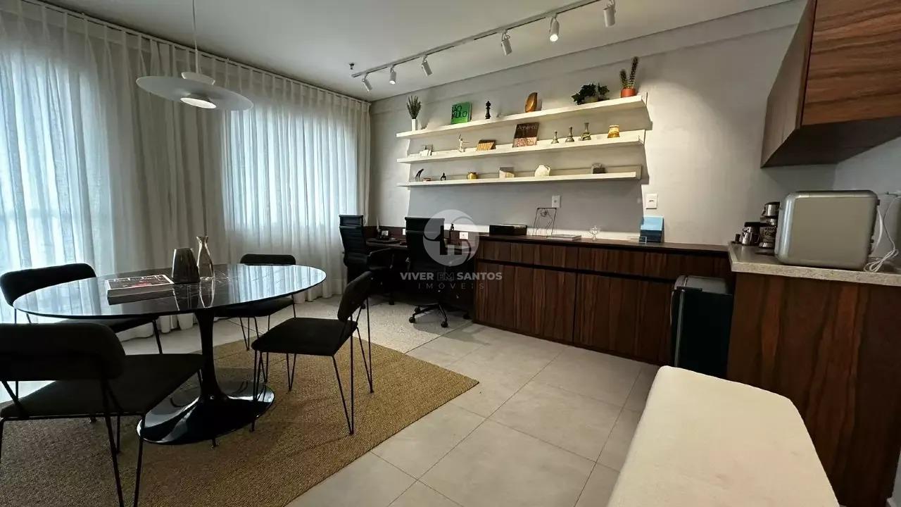 Sala comercial mobiliada com 43 m² e vaga na Vila Mathias – Santos em Macuco, Santos — foto 8