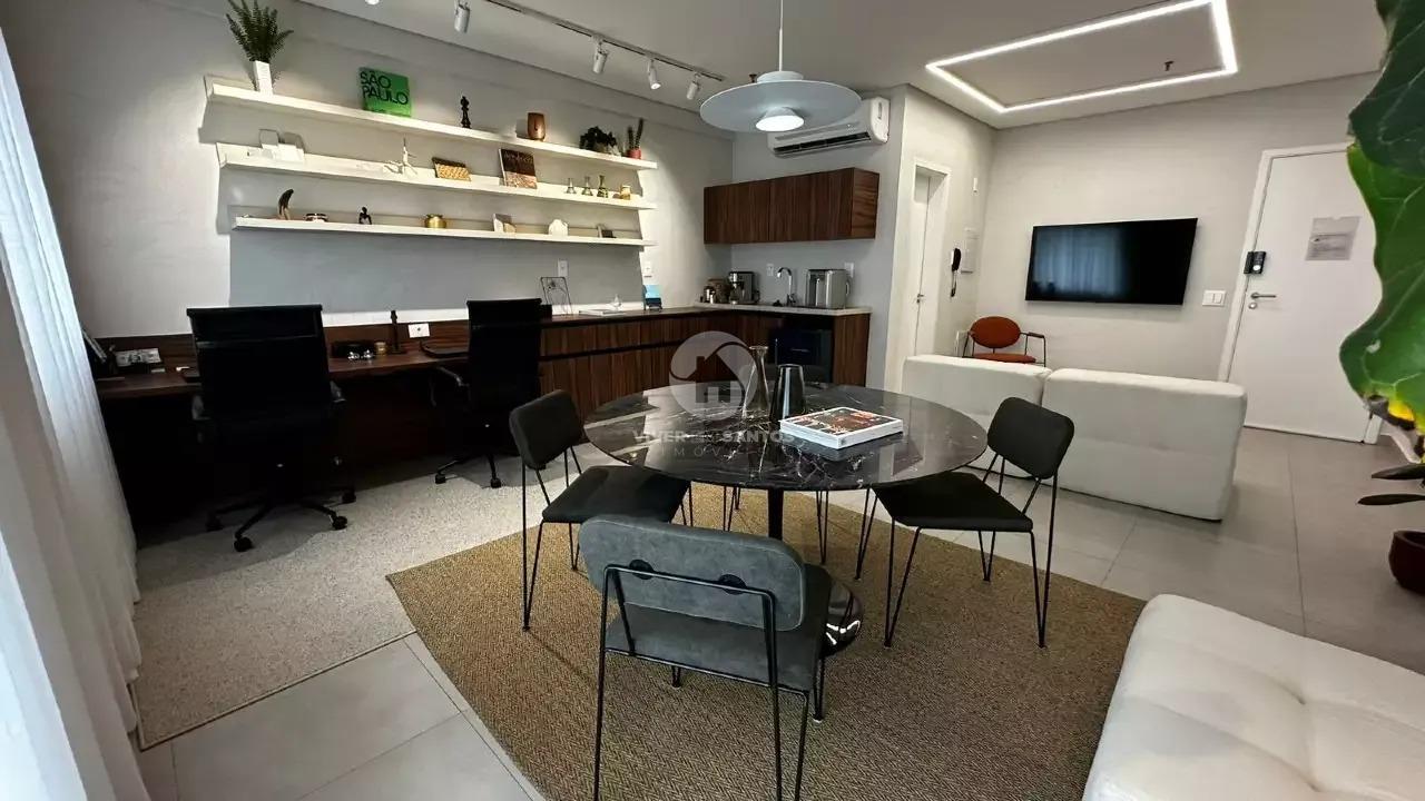 Sala comercial mobiliada com 43 m² e vaga na Vila Mathias – Santos em Macuco, Santos — foto 2