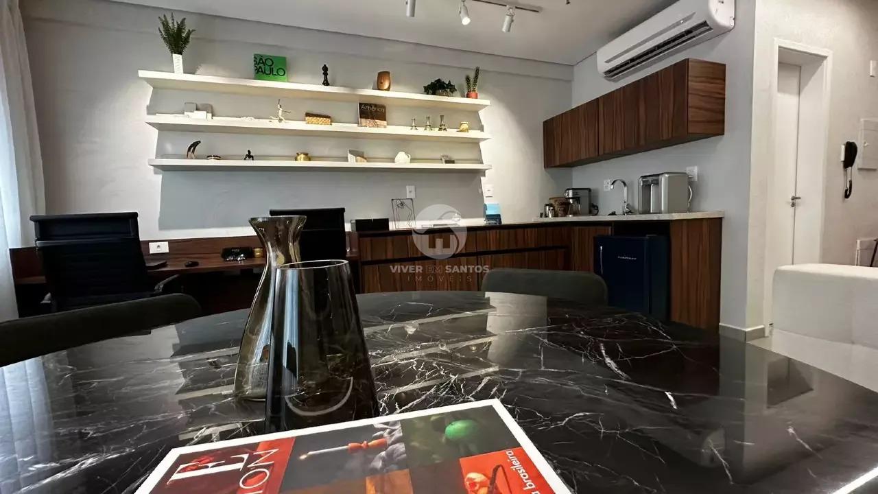 Sala comercial mobiliada com 43 m² e vaga na Vila Mathias – Santos em Macuco, Santos — foto 7