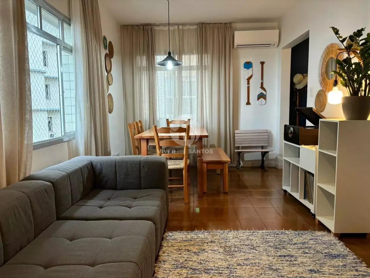 Apartamento 92 m², 2 Dormitórios, Vista para o Mar e Garagem no José Menino – Santos/SP em José Menino, Santos — foto 6