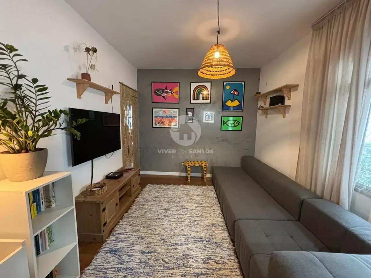 Apartamento 92 m², 2 Dormitórios, Vista para o Mar e Garagem no José Menino – Santos/SP em José Menino, Santos — foto 7