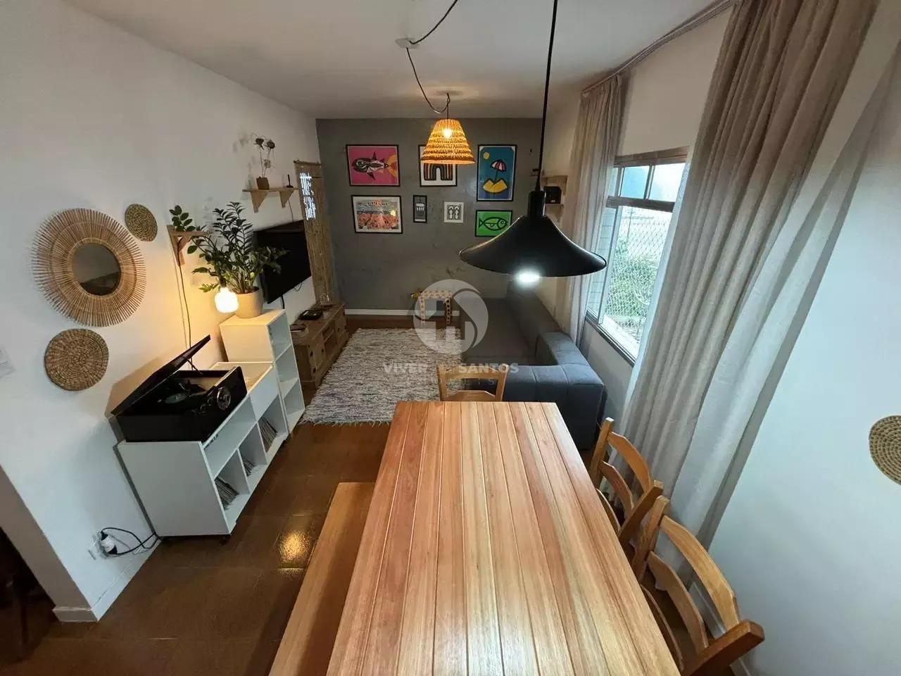 Apartamento 92 m², 2 Dormitórios, Vista para o Mar e Garagem no José Menino – Santos/SP em José Menino, Santos — foto 9
