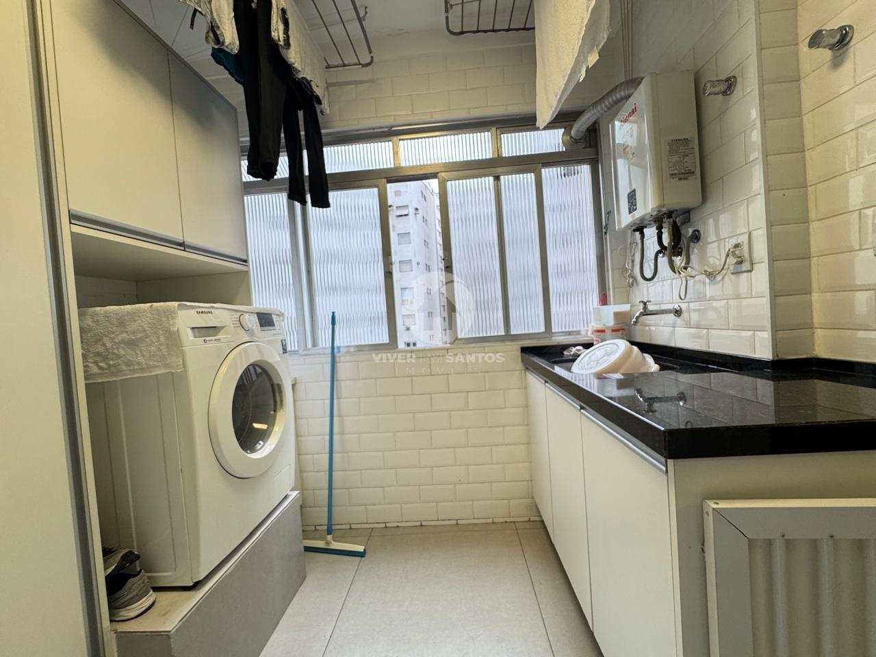 Apartamento 2 Domitórios, Suíte com Closet e Dependência Completa na Quadra da Praia do Gonzaga – Santos/SP em Gonzaga, Santos — foto 15