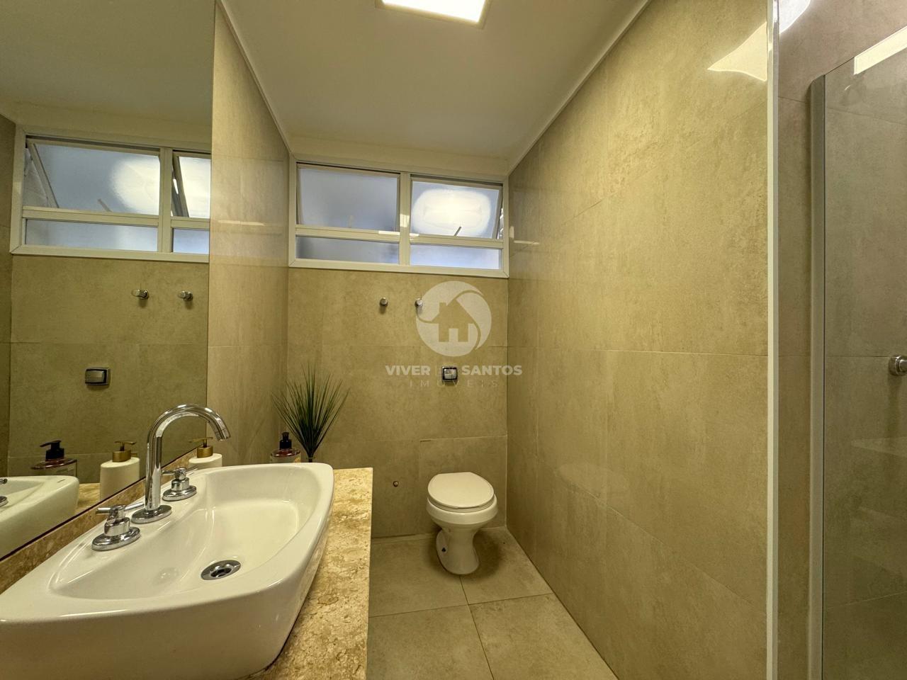 Apartamento 2 Domitórios, Suíte com Closet e Dependência Completa na Quadra da Praia do Gonzaga – Santos/SP em Gonzaga, Santos — foto 9