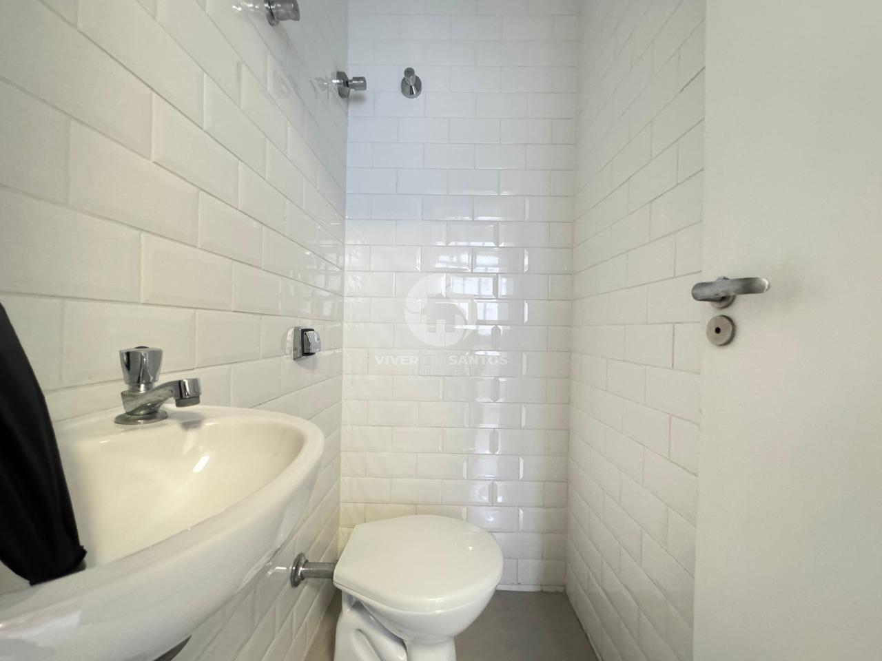 Apartamento 2 Domitórios, Suíte com Closet e Dependência Completa na Quadra da Praia do Gonzaga – Santos/SP em Gonzaga, Santos — foto 17