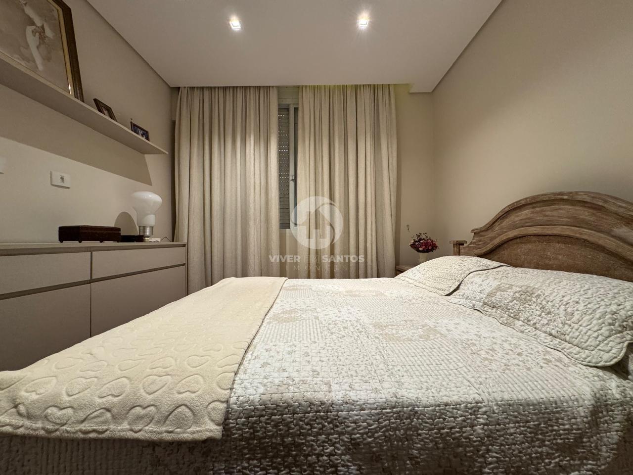 Apartamento 2 Domitórios, Suíte com Closet e Dependência Completa na Quadra da Praia do Gonzaga – Santos/SP em Gonzaga, Santos — foto 12
