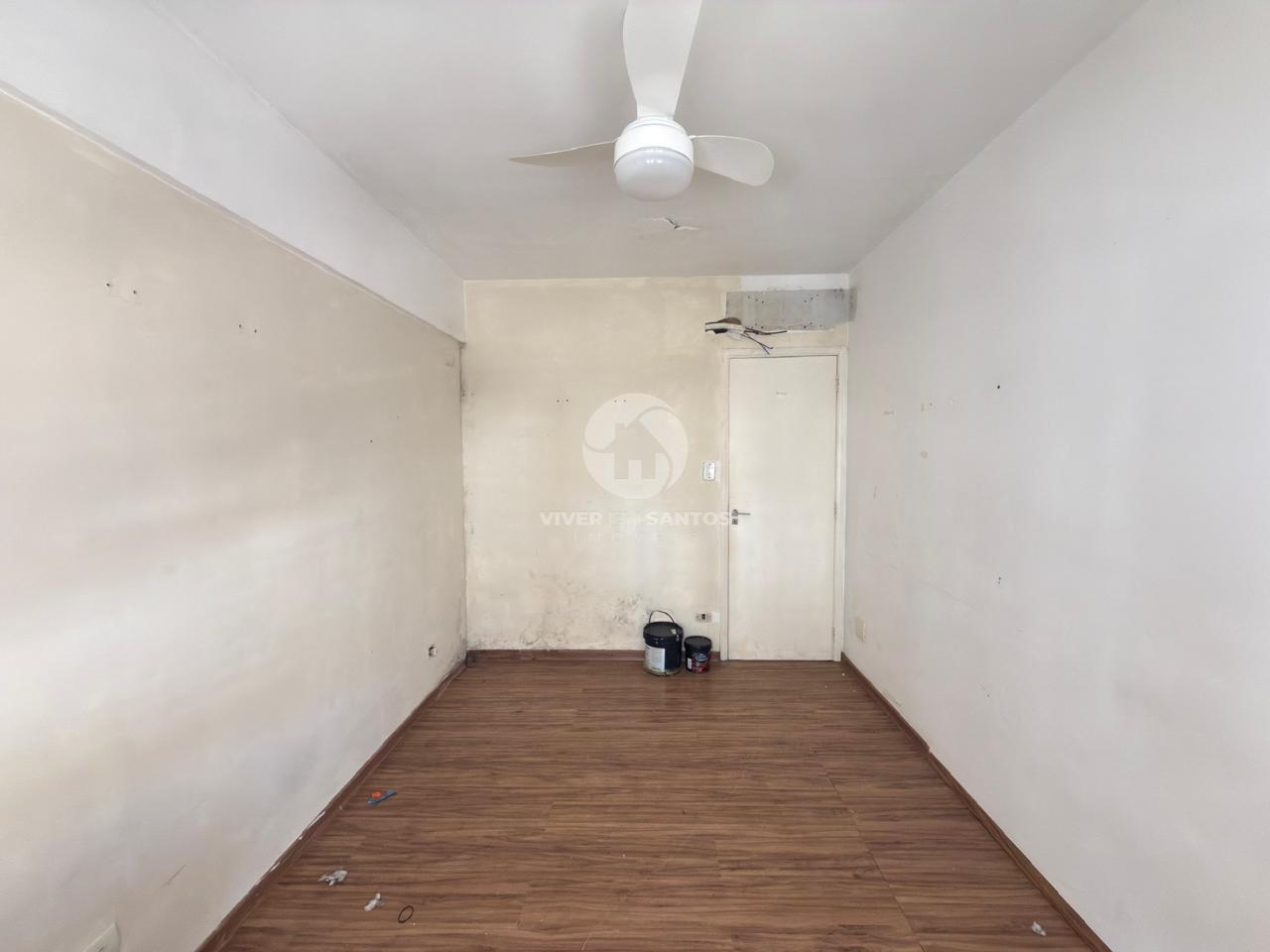 Apartamento de Frente, 2 Dormitórios e Excelente Potencial para Modernização no Embaré – Santos/SP em Embaré, Santos — foto 6