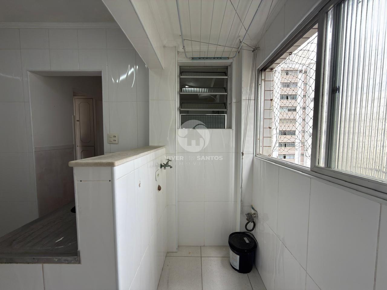 Apartamento de Frente, 2 Dormitórios e Excelente Potencial para Modernização no Embaré – Santos/SP em Embaré, Santos — foto 10
