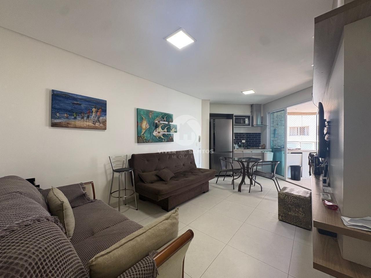Apartamento 1 Dormitório, Varanda, Vista para o Mar e Lazer Completo na Pompéia – Santos/SP em Pompéia, Santos — foto 5