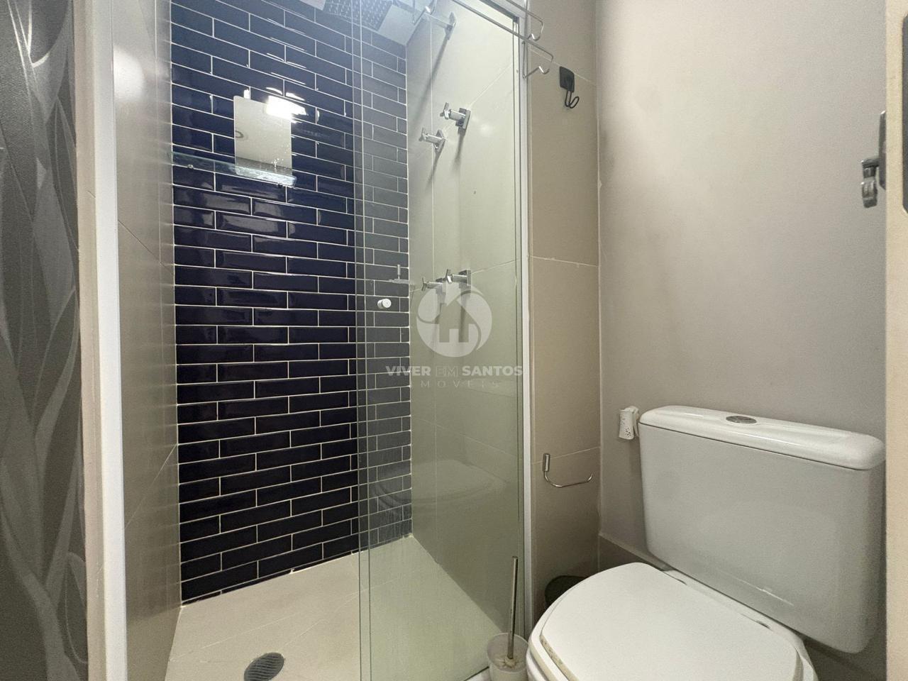 Apartamento 1 Dormitório, Varanda, Vista para o Mar e Lazer Completo na Pompéia – Santos/SP em Pompéia, Santos — foto 11