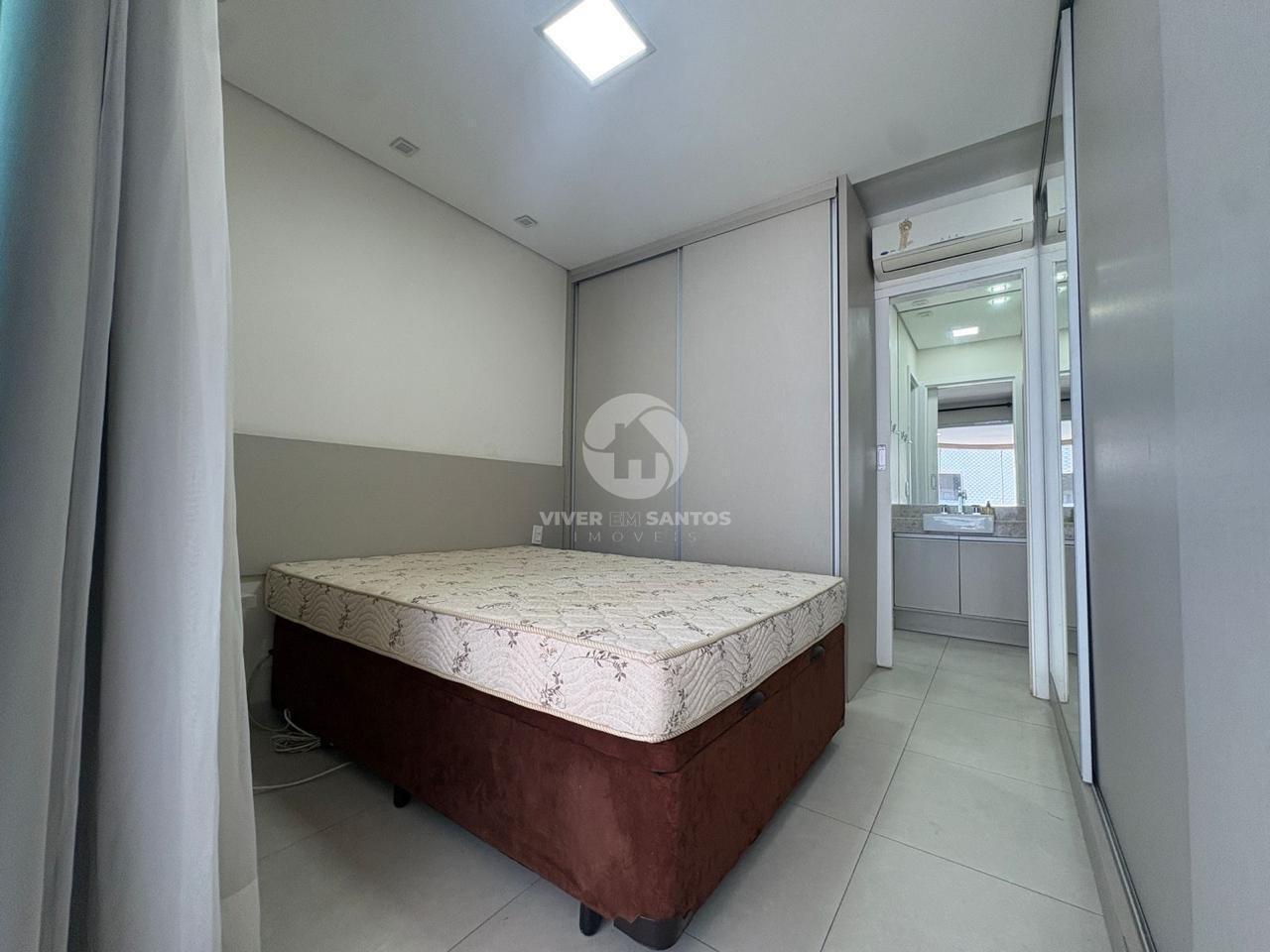 Apartamento 1 Dormitório, Varanda, Vista para o Mar e Lazer Completo na Pompéia – Santos/SP em Pompéia, Santos — foto 9