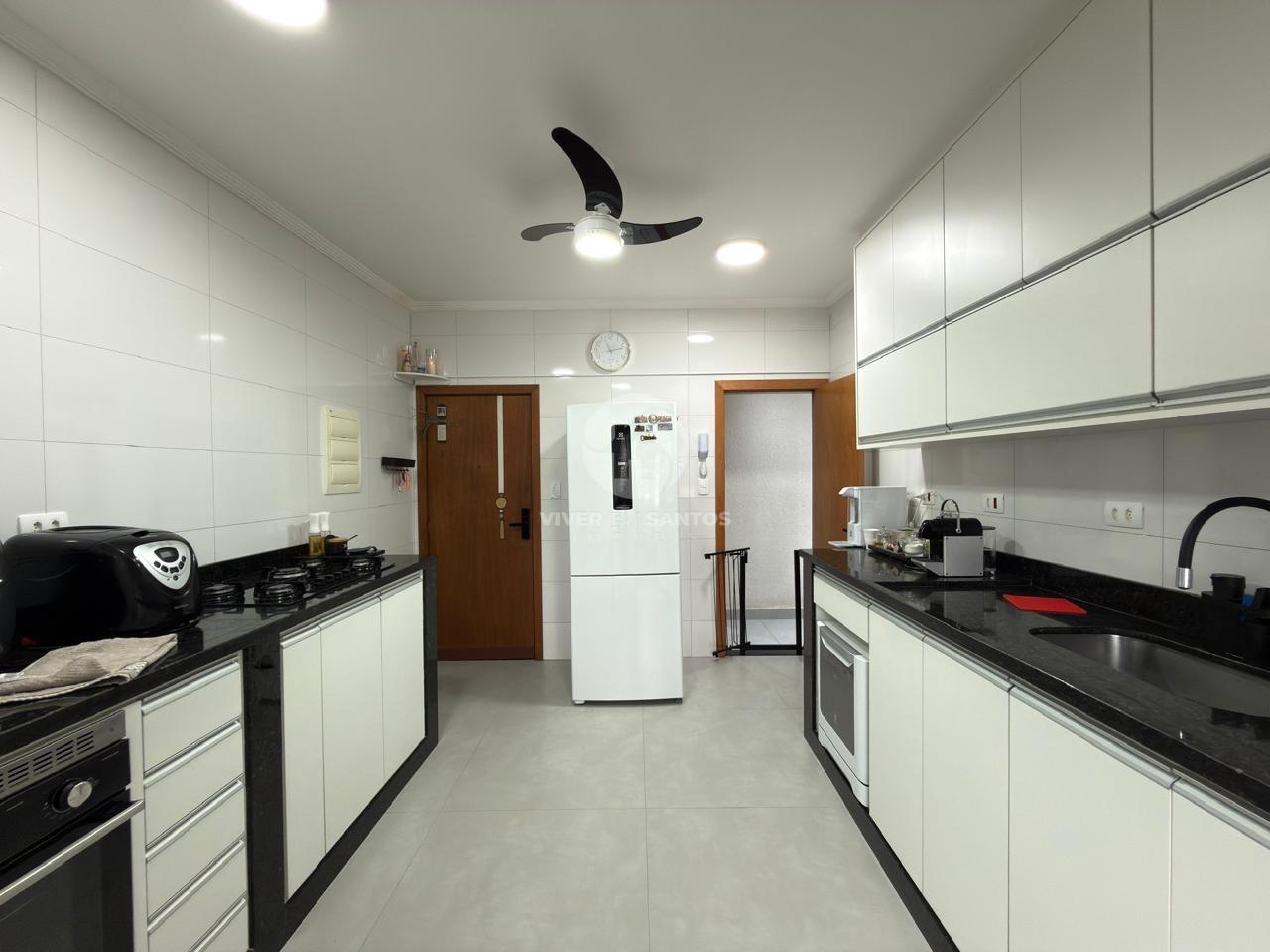 Apartamento Porteira Fechada, Andar Alto, Vista Livre e Garagem Demarcada no Marapé – Santos/SP em Marapé, Santos — foto 12
