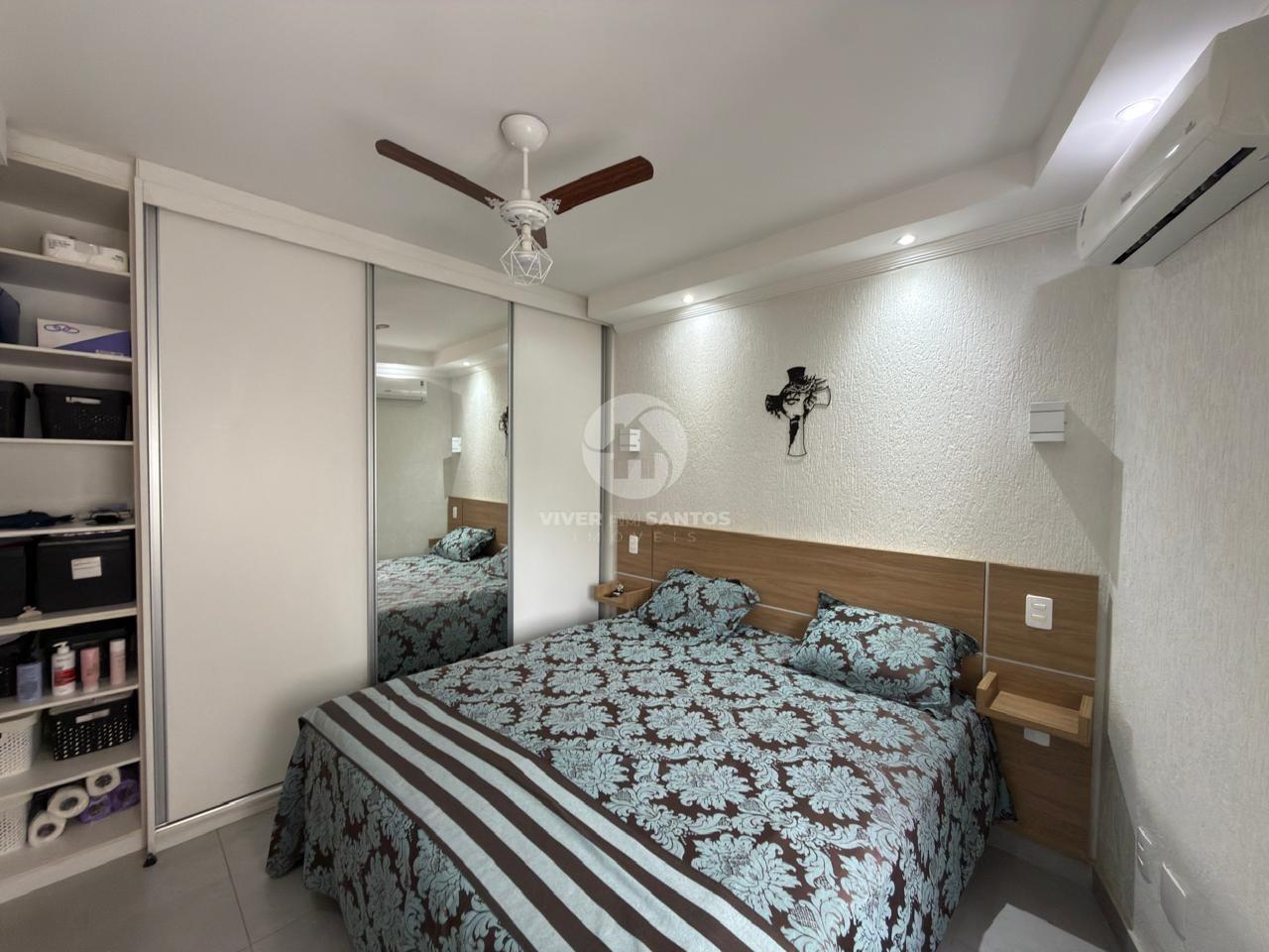 Apartamento Porteira Fechada, Andar Alto, Vista Livre e Garagem Demarcada no Marapé – Santos/SP em Marapé, Santos — foto 5