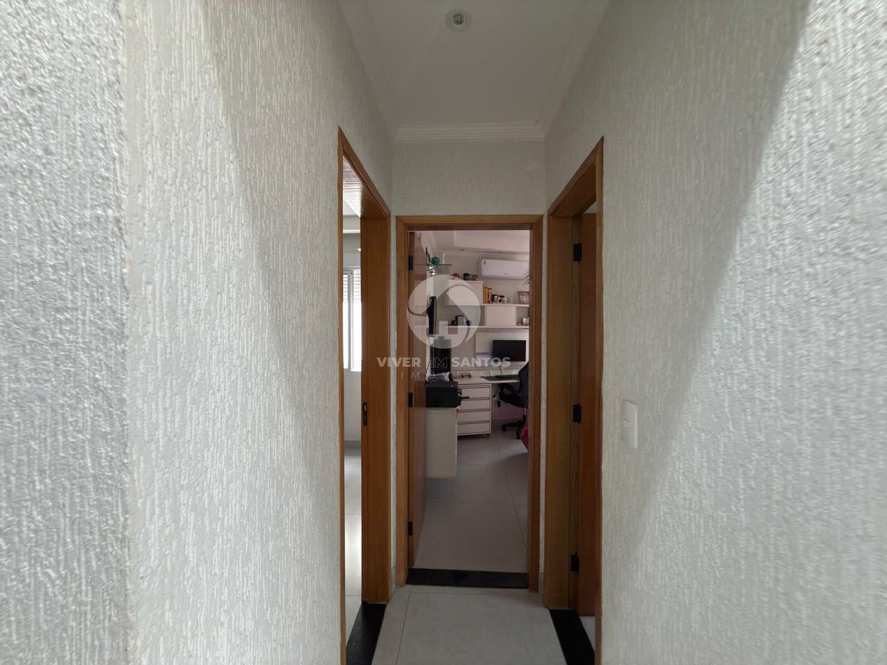 Apartamento Porteira Fechada, Andar Alto, Vista Livre e Garagem Demarcada no Marapé – Santos/SP em Marapé, Santos — foto 4