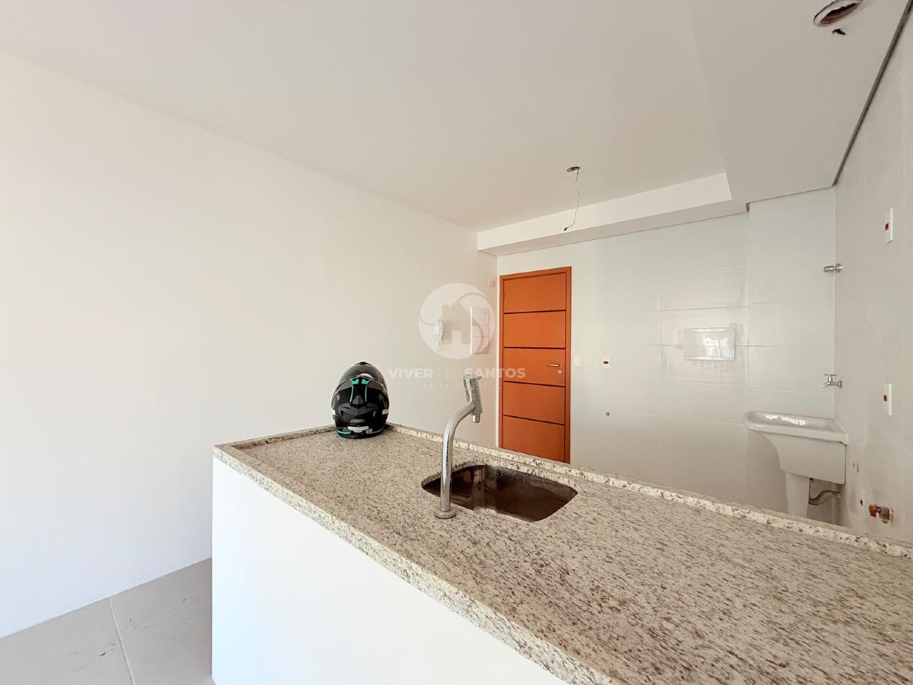 Apartamento residencial à venda no Bairro Boqueirão, em Santos, com 65 m² de área interna, 2 quartos, sendo 1 suíte, 2 salas, 2 banheiros, 2 varandas em Boqueirão, Santos — foto 4
