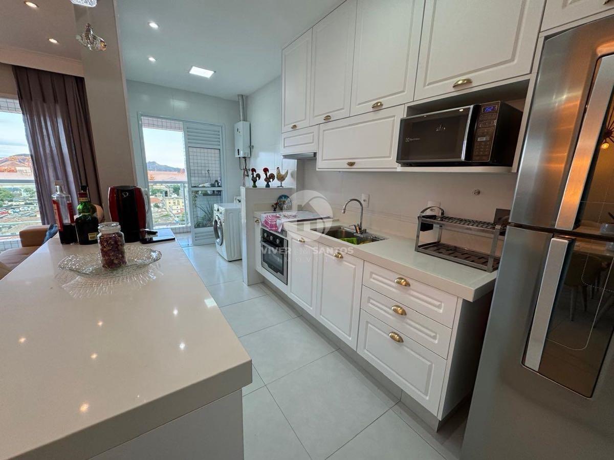 Apartamento 2 Dormitórios, Suíte, Vista para o Mar e Lazer Completo na Ponta da Praia – Santos/SP em Ponta da Praia, Santos — foto 5