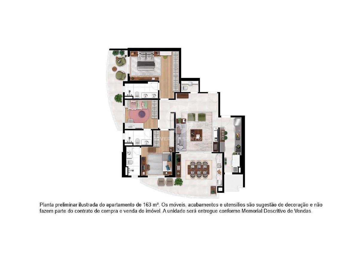 Apartamento 113 m², 2 Suítes, Vista para o Mar, Varanda Gourmet e 2 Vagas na Ponta da Praia – Santos/SP em Ponta da Praia, Santos — foto 2