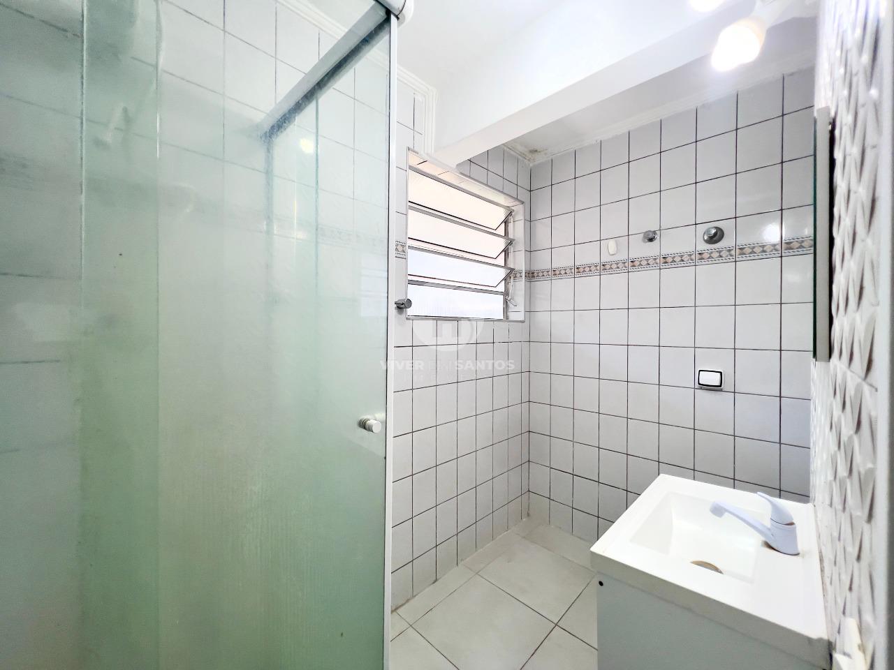 Apartamento Reformado, 2 Dormitórios, 2 Banheiros e Garagem Fechada na Aparecida – Santos/SP em Ponta da Praia, Santos — foto 10