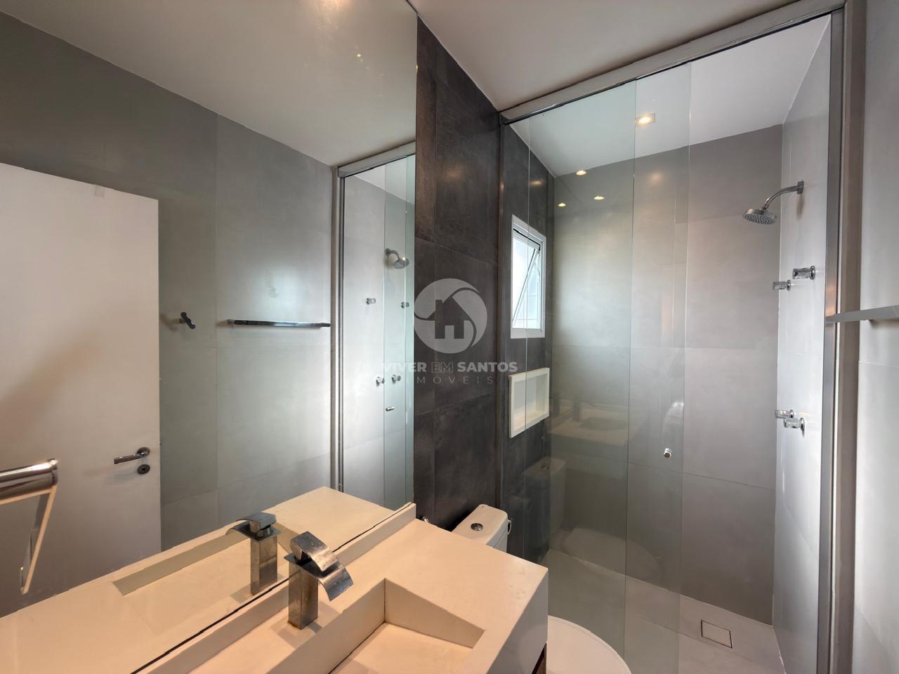 Apartamento Porteira Fechada, 3 Dormitórios, 2 Suítes, 2 Vagas e Lazer Completo no Gonzaga – Santos/SP em Gonzaga, Santos — foto 20