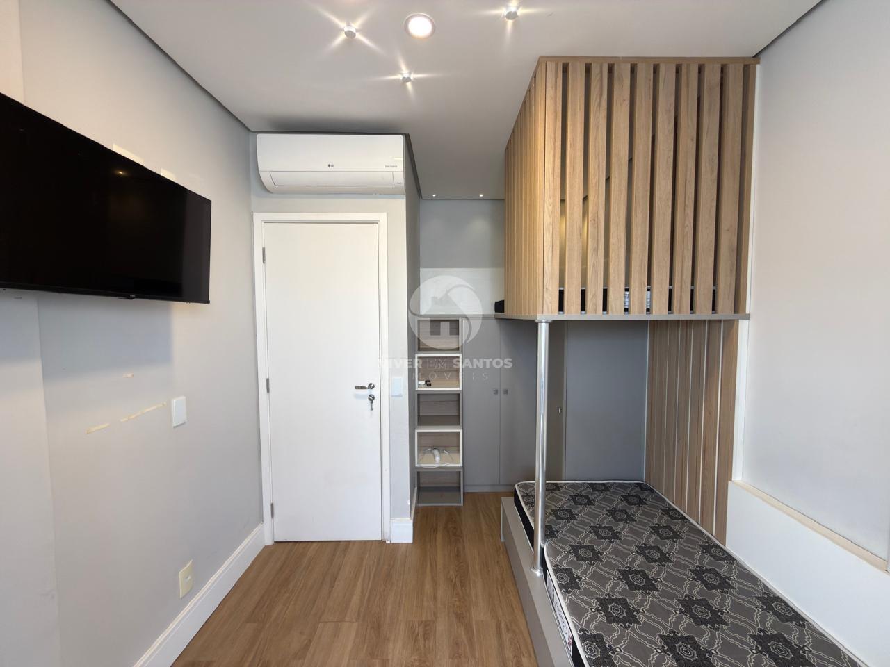 Apartamento Porteira Fechada, 3 Dormitórios, 2 Suítes, 2 Vagas e Lazer Completo no Gonzaga – Santos/SP em Gonzaga, Santos — foto 16