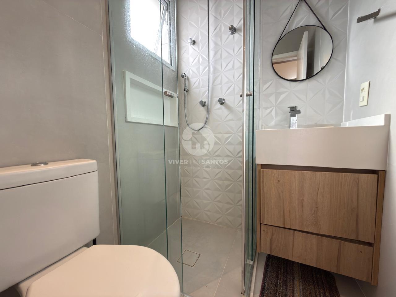 Apartamento Porteira Fechada, 3 Dormitórios, 2 Suítes, 2 Vagas e Lazer Completo no Gonzaga – Santos/SP em Gonzaga, Santos — foto 14