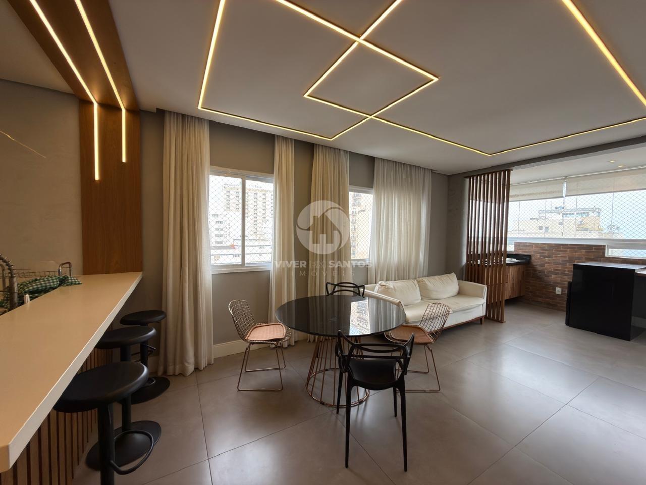 Apartamento Porteira Fechada, 3 Dormitórios, 2 Suítes, 2 Vagas e Lazer Completo no Gonzaga – Santos/SP em Gonzaga, Santos — foto 2