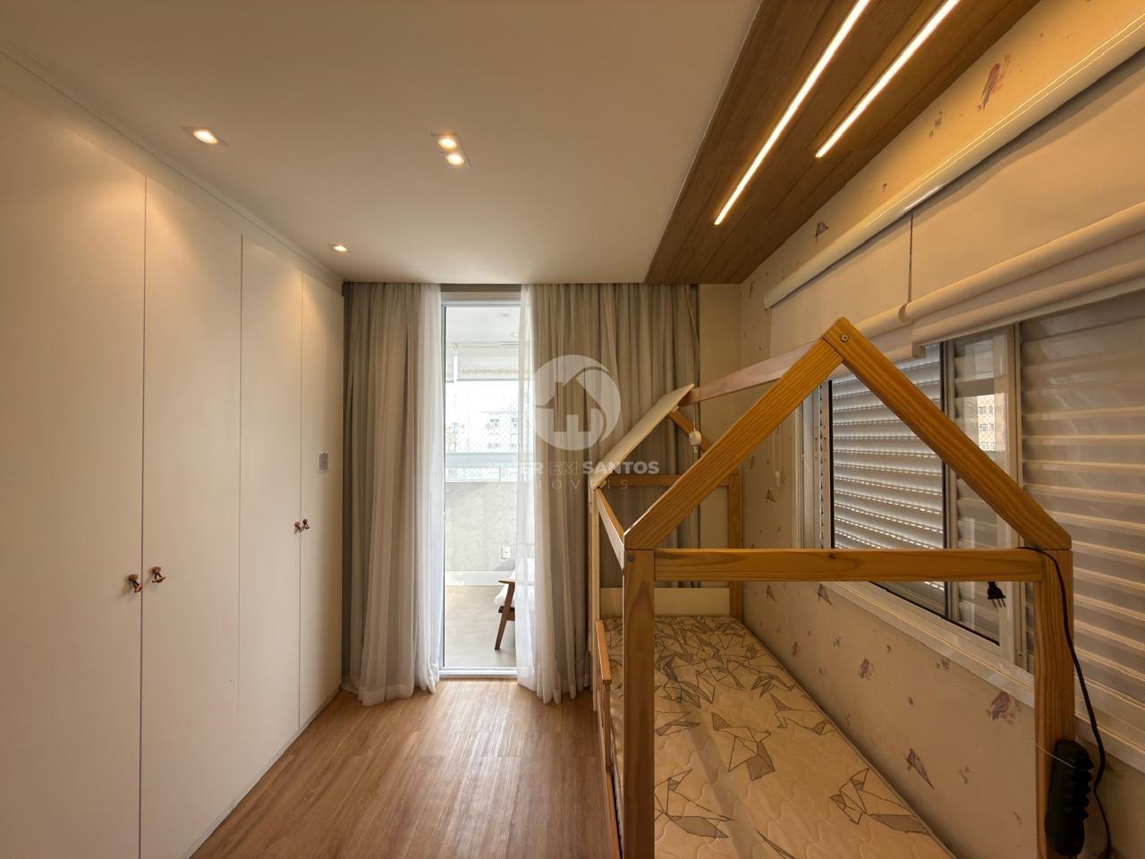 Apartamento Porteira Fechada, 3 Dormitórios, 2 Suítes, 2 Vagas e Lazer Completo no Gonzaga – Santos/SP em Gonzaga, Santos — foto 13