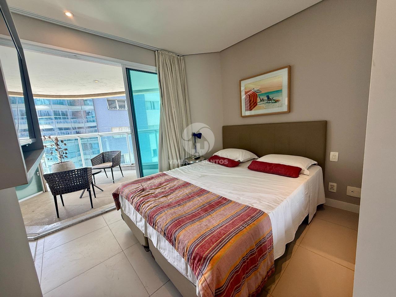 Flat Mobiliado 53 m², Vista para o Mar, 2 Varandas e Serviços de Apart-Hotel no Gonzaga – Santos/SP em Gonzaga, Santos — foto 12