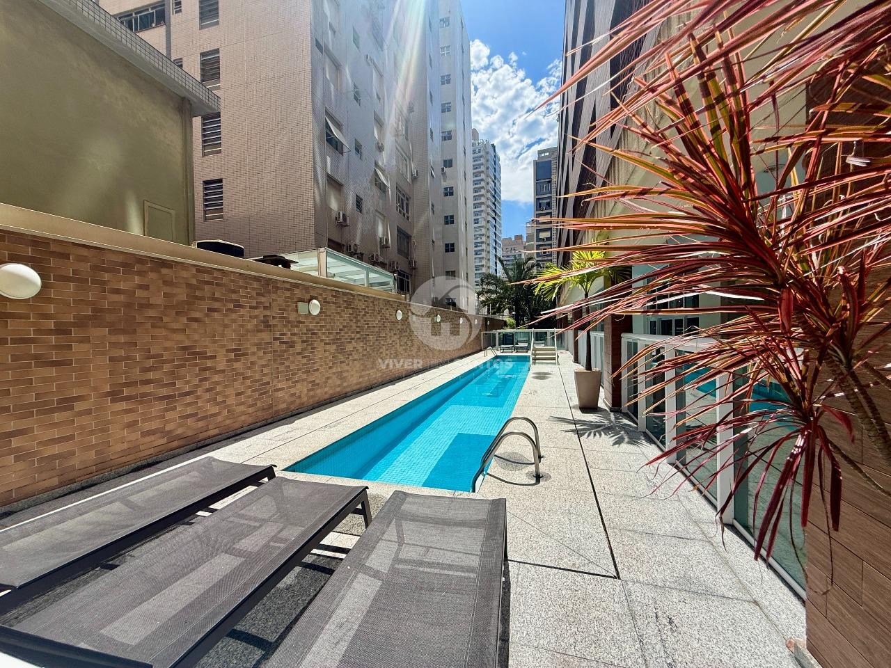 Flat Mobiliado 53 m², Vista para o Mar, 2 Varandas e Serviços de Apart-Hotel no Gonzaga – Santos/SP em Gonzaga, Santos — foto 20