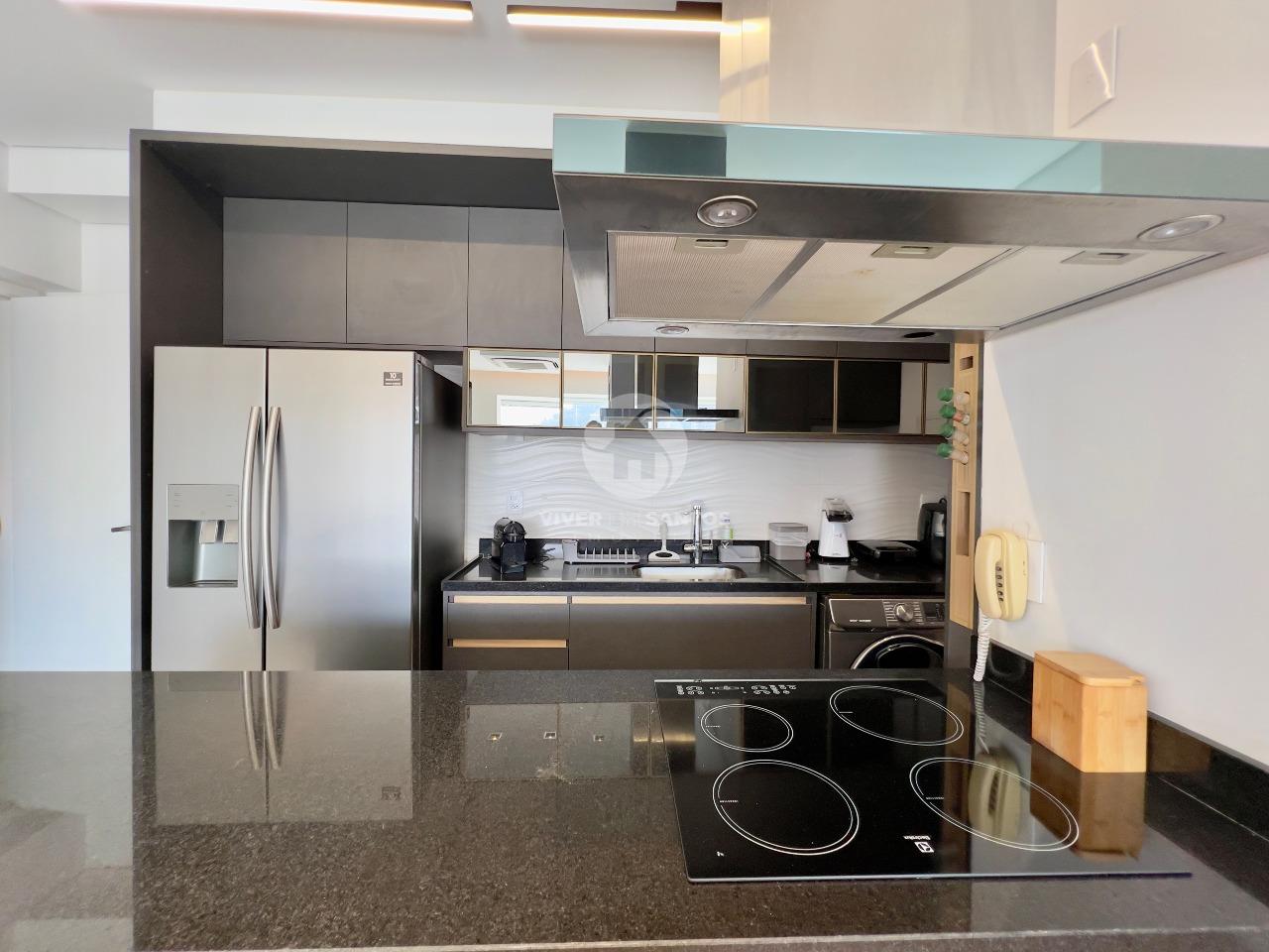 Apartamento em Prédio frente mar, vista mar, planejado e mobiliado, lazer completo, na Pompéia em Santos em Pompéia, Santos — foto 15