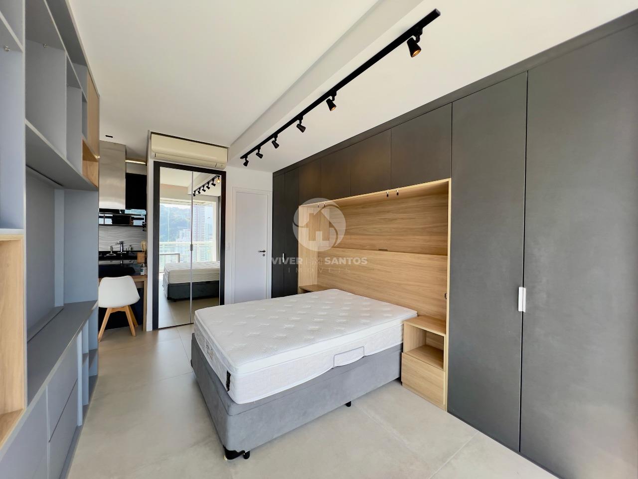 Apartamento em Prédio frente mar, vista mar, planejado e mobiliado, lazer completo, na Pompéia em Santos em Pompéia, Santos — foto 10