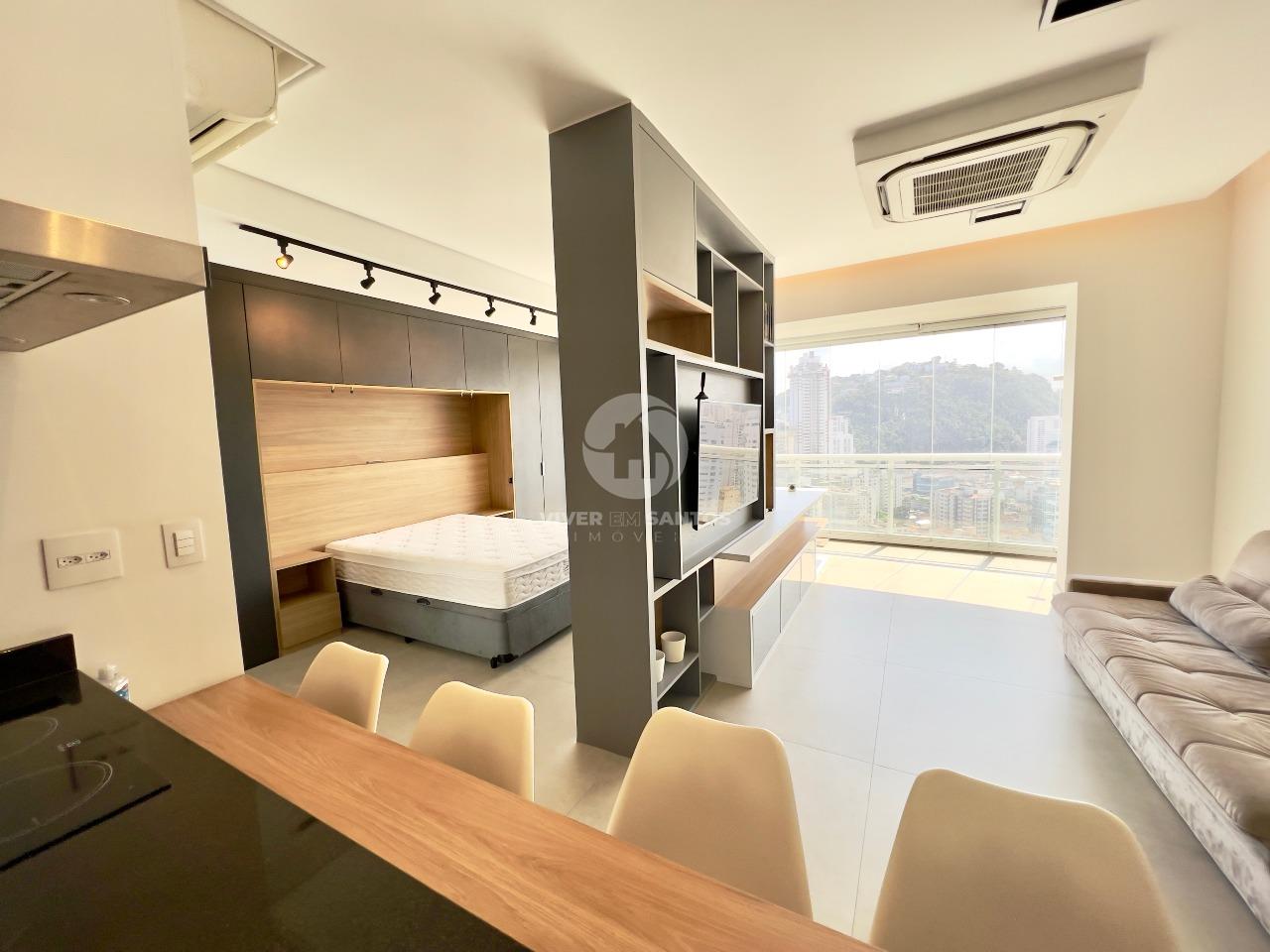 Apartamento em Prédio frente mar, vista mar, planejado e mobiliado, lazer completo, na Pompéia em Santos em Pompéia, Santos — foto 7