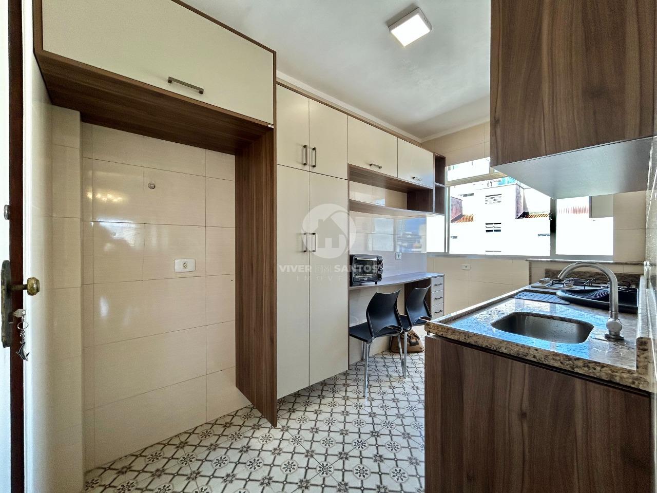 Apartamento com vista livre à venda no Gonzaga Santos/SP em Gonzaga, Santos — foto 16