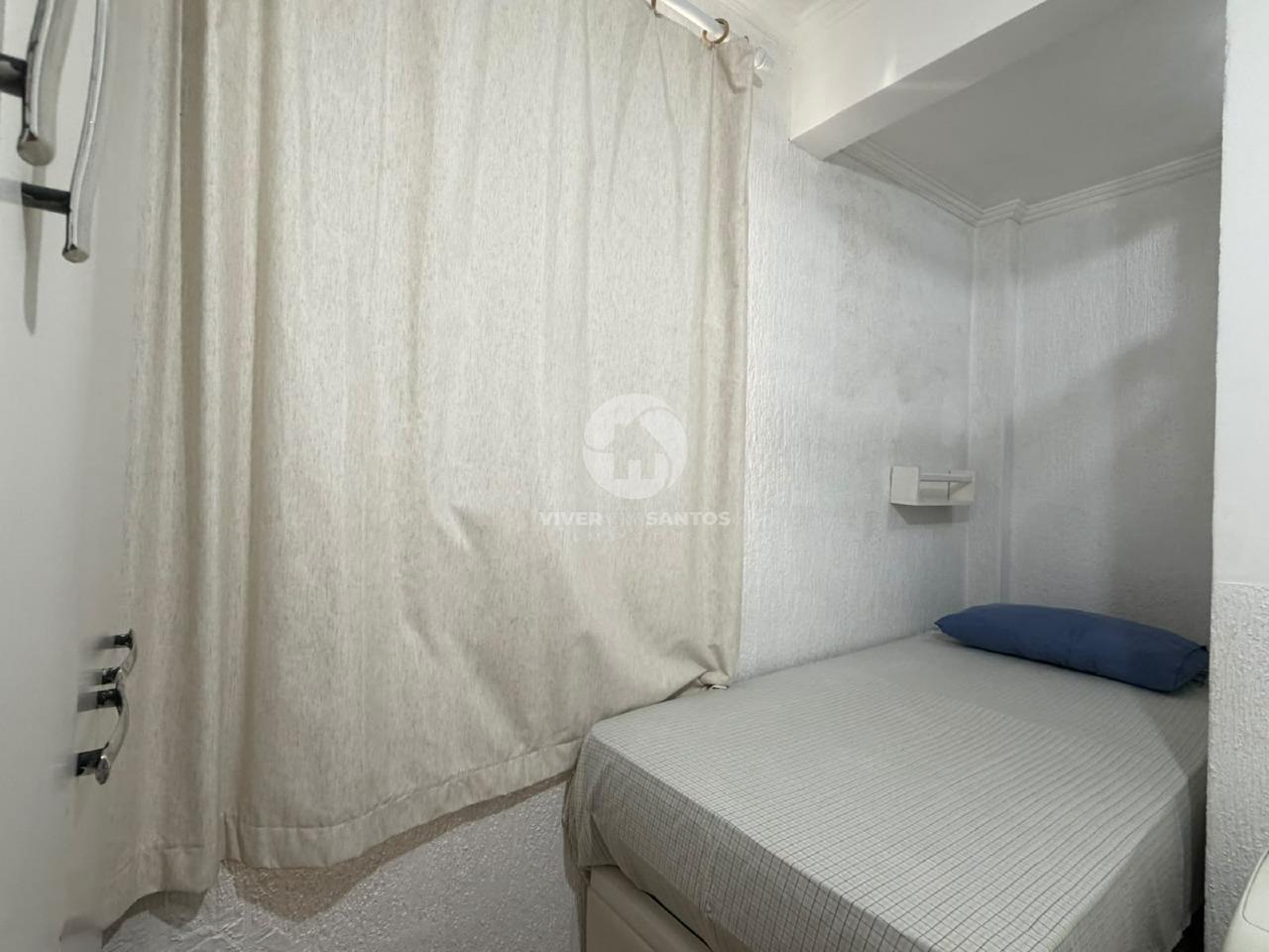 .Apartamento de 1 dormitório com dependência completa e vaga coletiva no José Menino em José Menino, Santos — foto 14